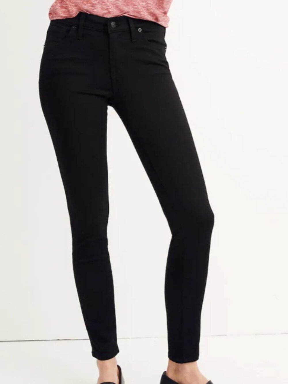 Madewell 8 inch skinny jeans in carbondale wash